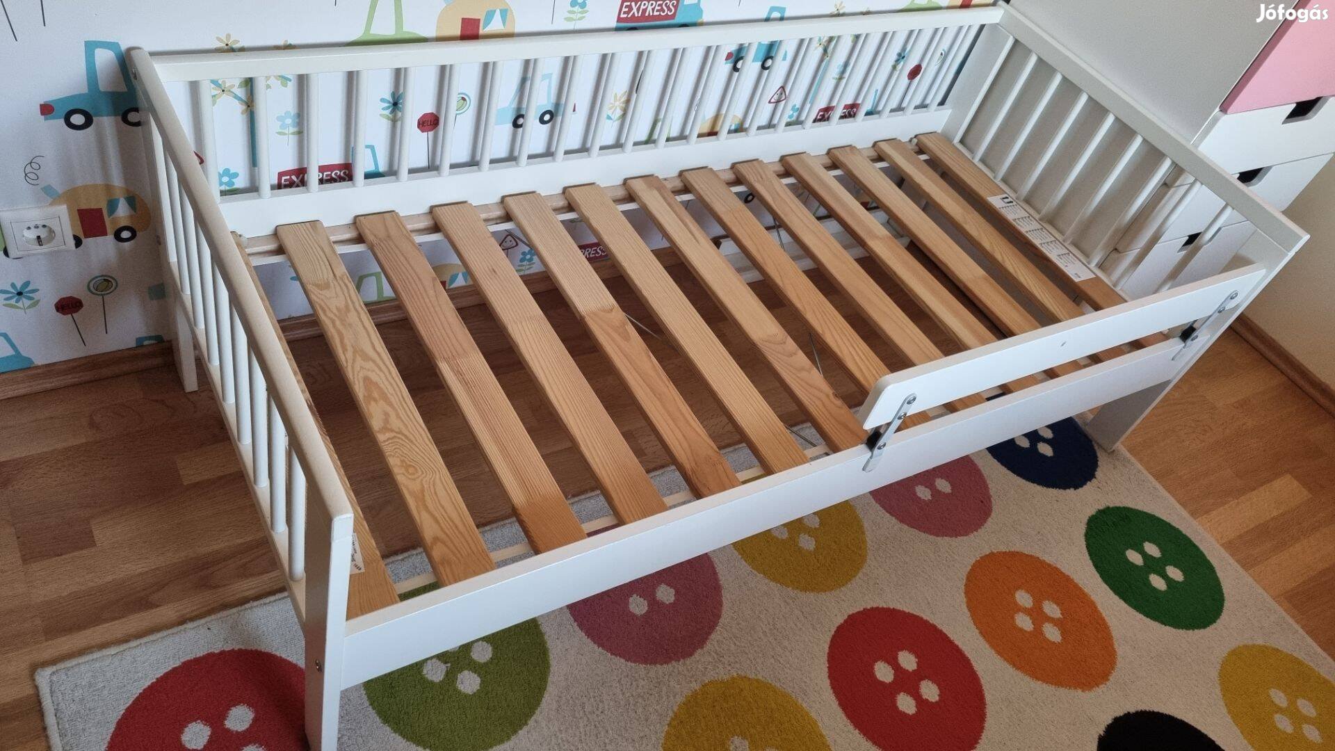 IKEA Gulliver gyerekágy ágyráccsal és matraccal