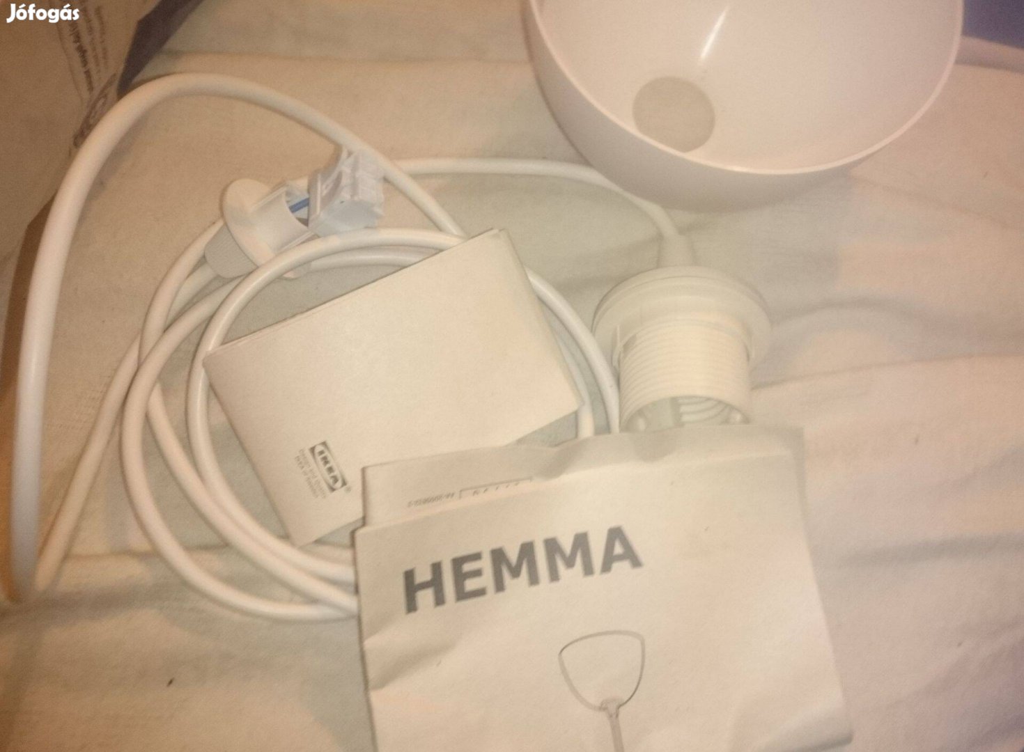 IKEA Hemma - lámpakábel + foglalat eladó! (Búra nélkül)