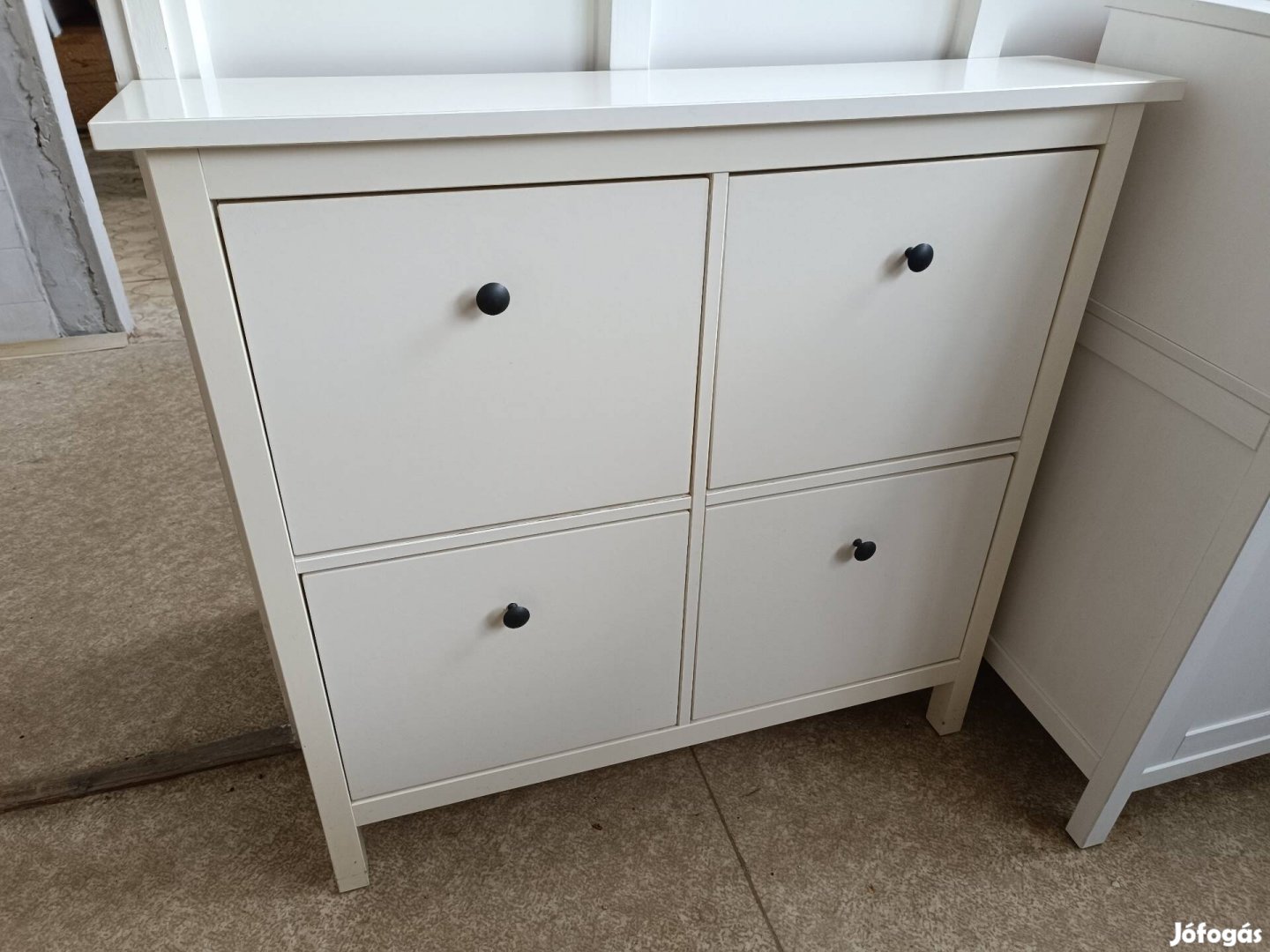 IKEA Hemnes cipősszekrény 4részes fehér