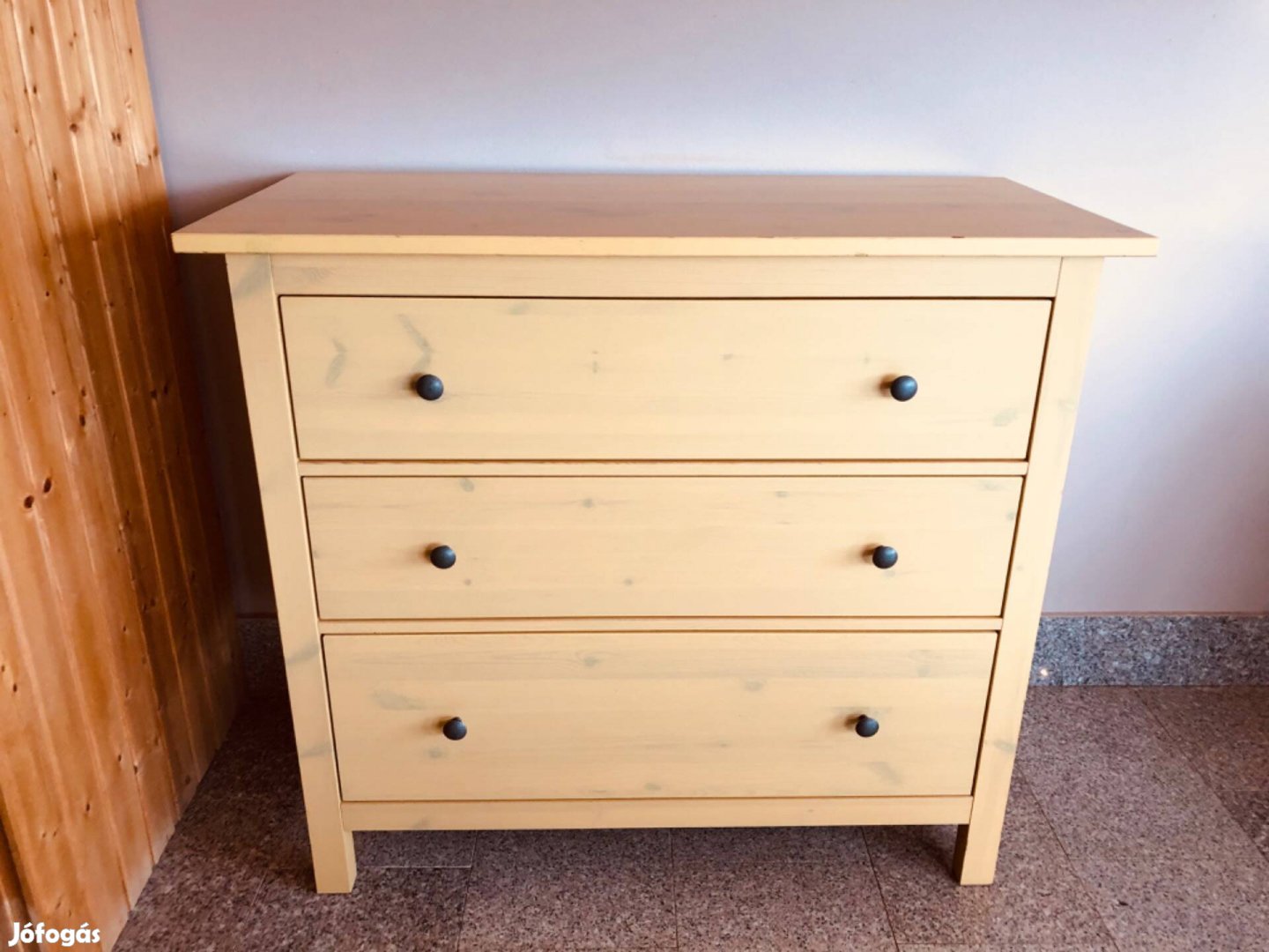 IKEA Hemnes sárga komód