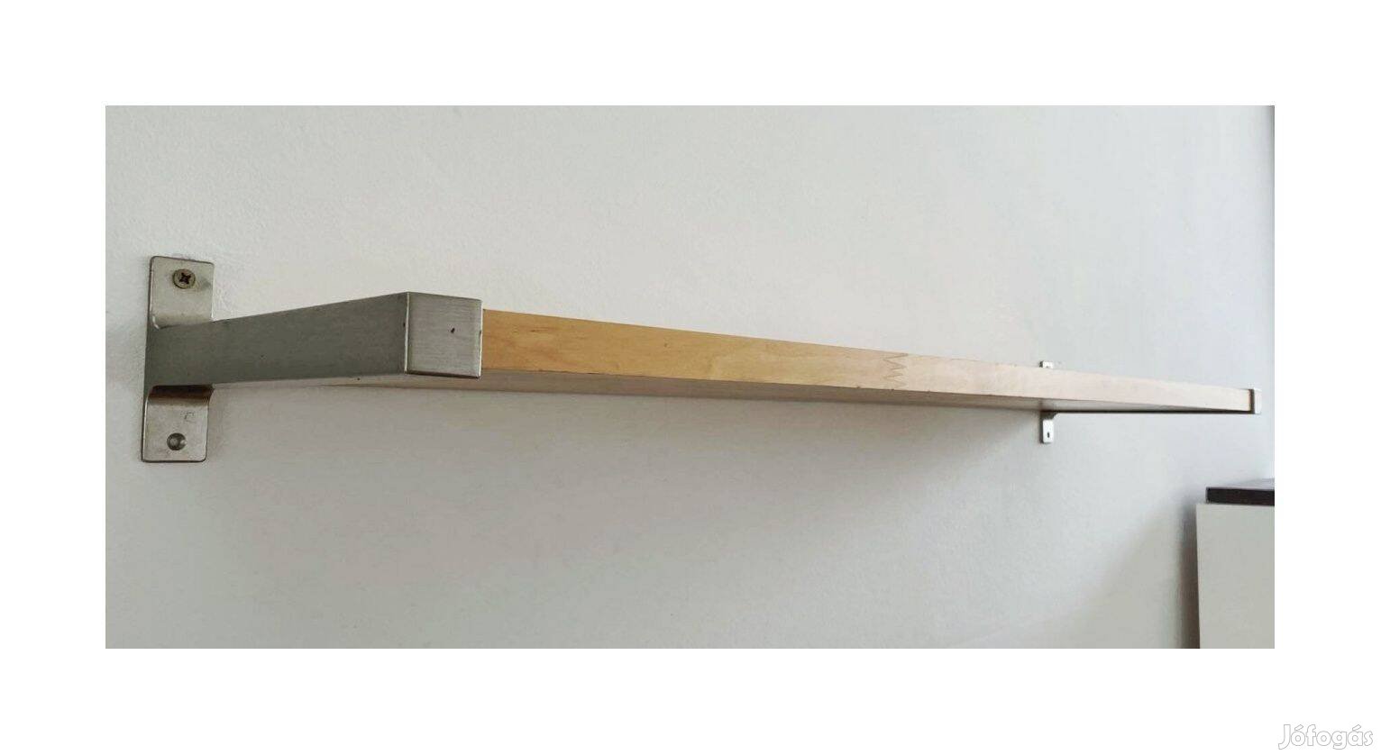 IKEA Jarpen polc & Granhult rozsdamentes acél konzol