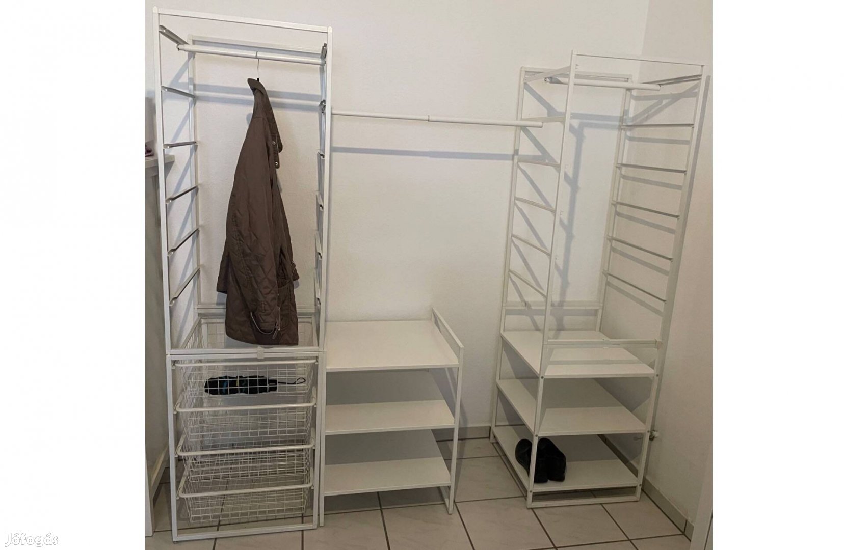 IKEA Jonaxel nyitott gardrob kombináció eladó Cegléden