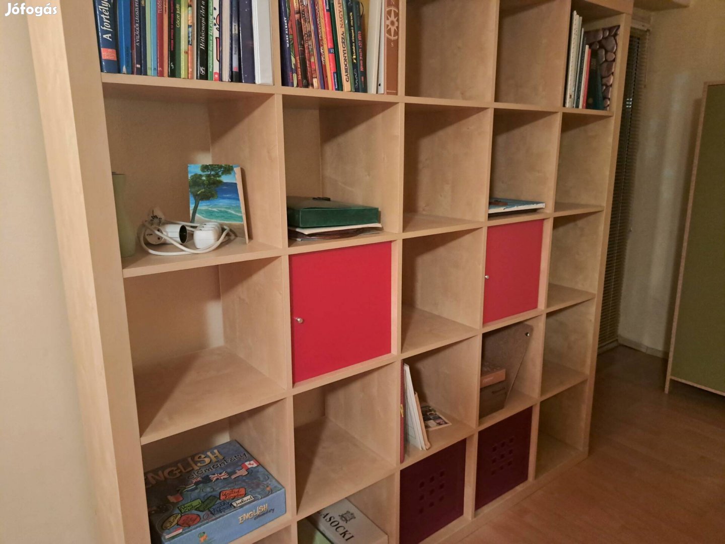 IKEA Kallax 5x5 polcos térelvalasztó szelrény