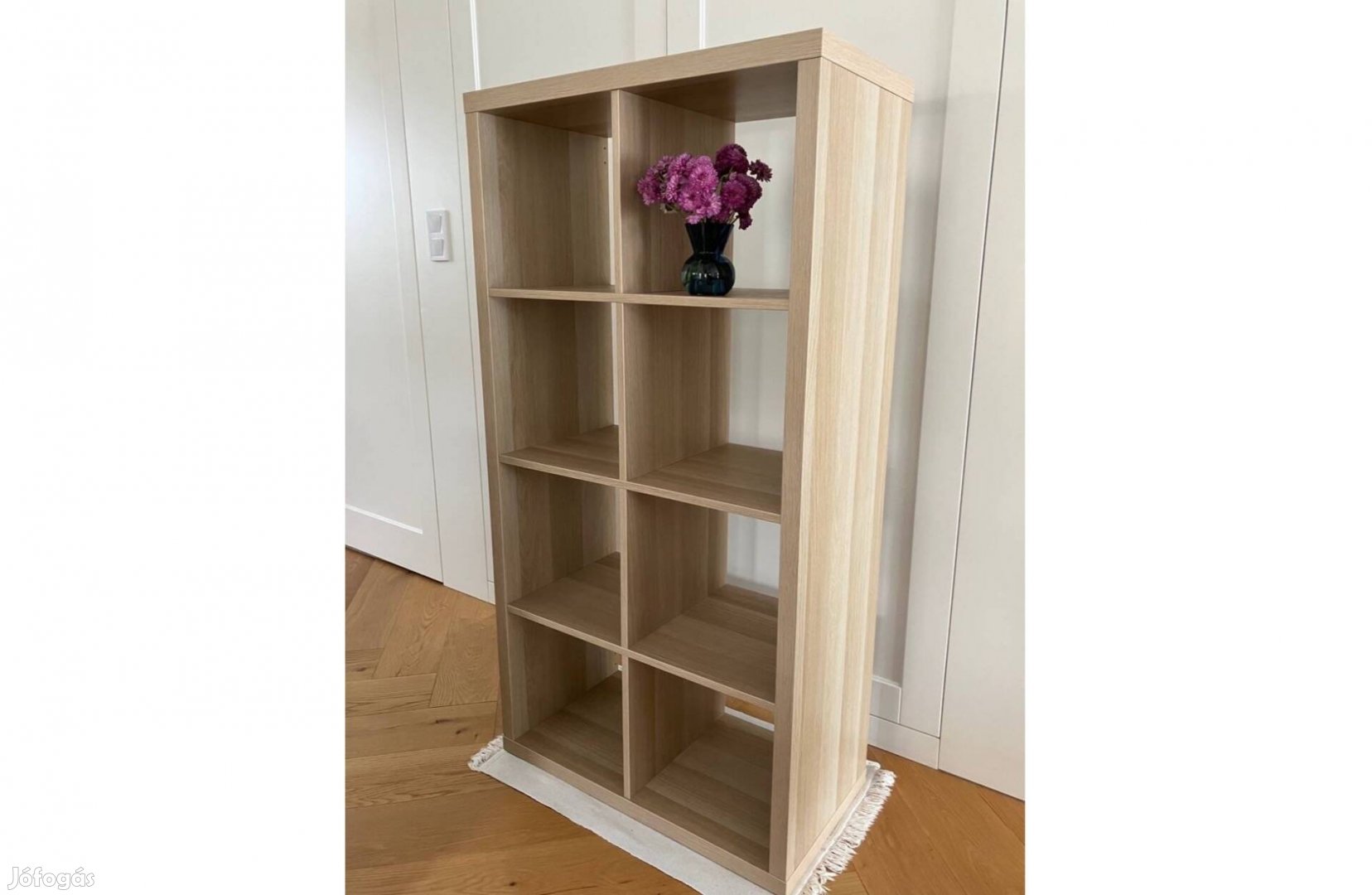 IKEA Kallax polc 2x4 tölgy