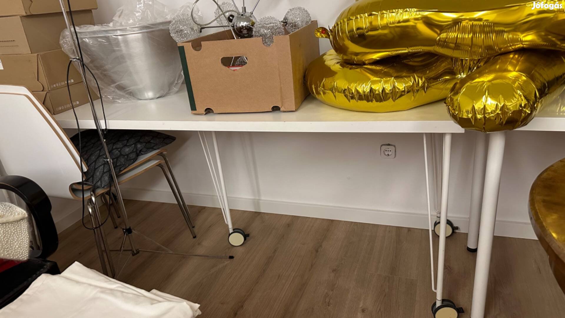 IKEA Krille Gurulós lábak,, hosszú party asztal