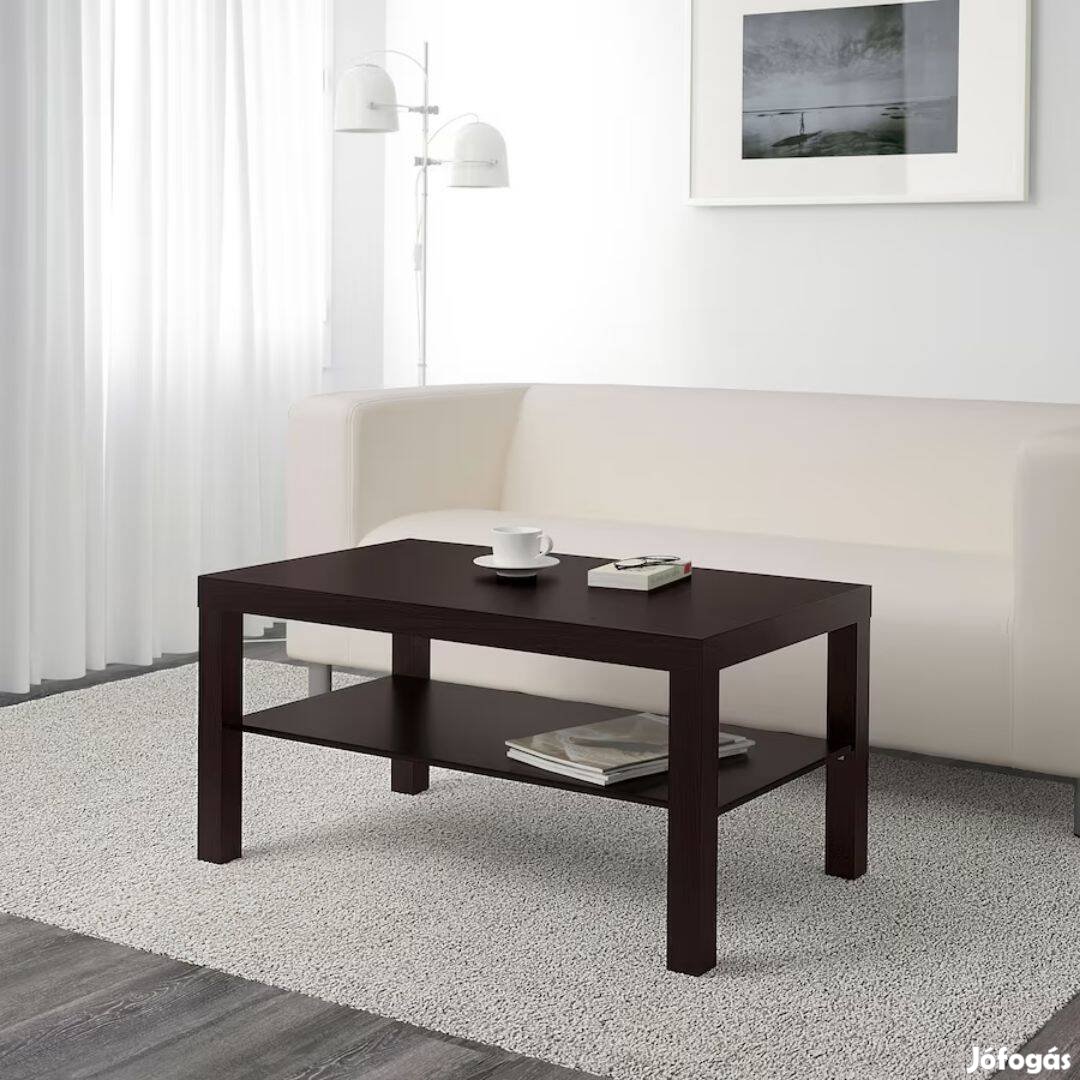 IKEA Lack dohányzóasztal 90x55 fekete