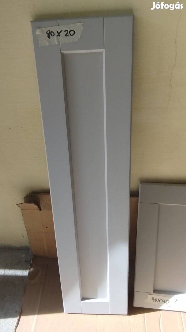 IKEA Lerhyttan tömörfa ajtók 4 db szürke színben.