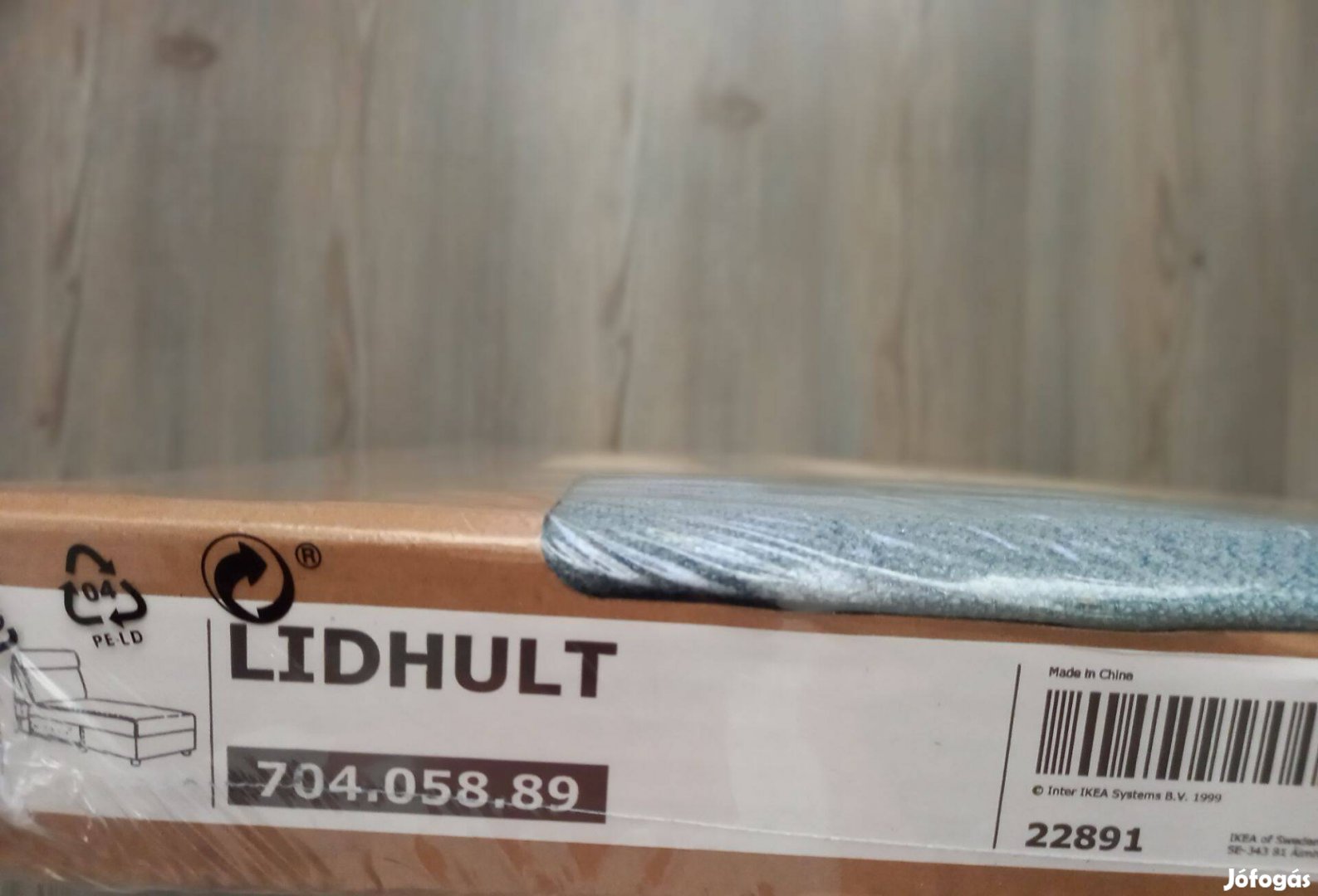 IKEA Lidhult huzat fekvőfotelhez gassebol kék
