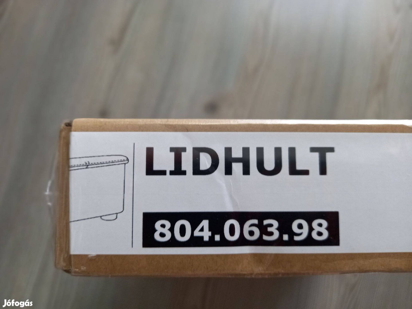 IKEA Lidhult huzat karfához lejde szürke
