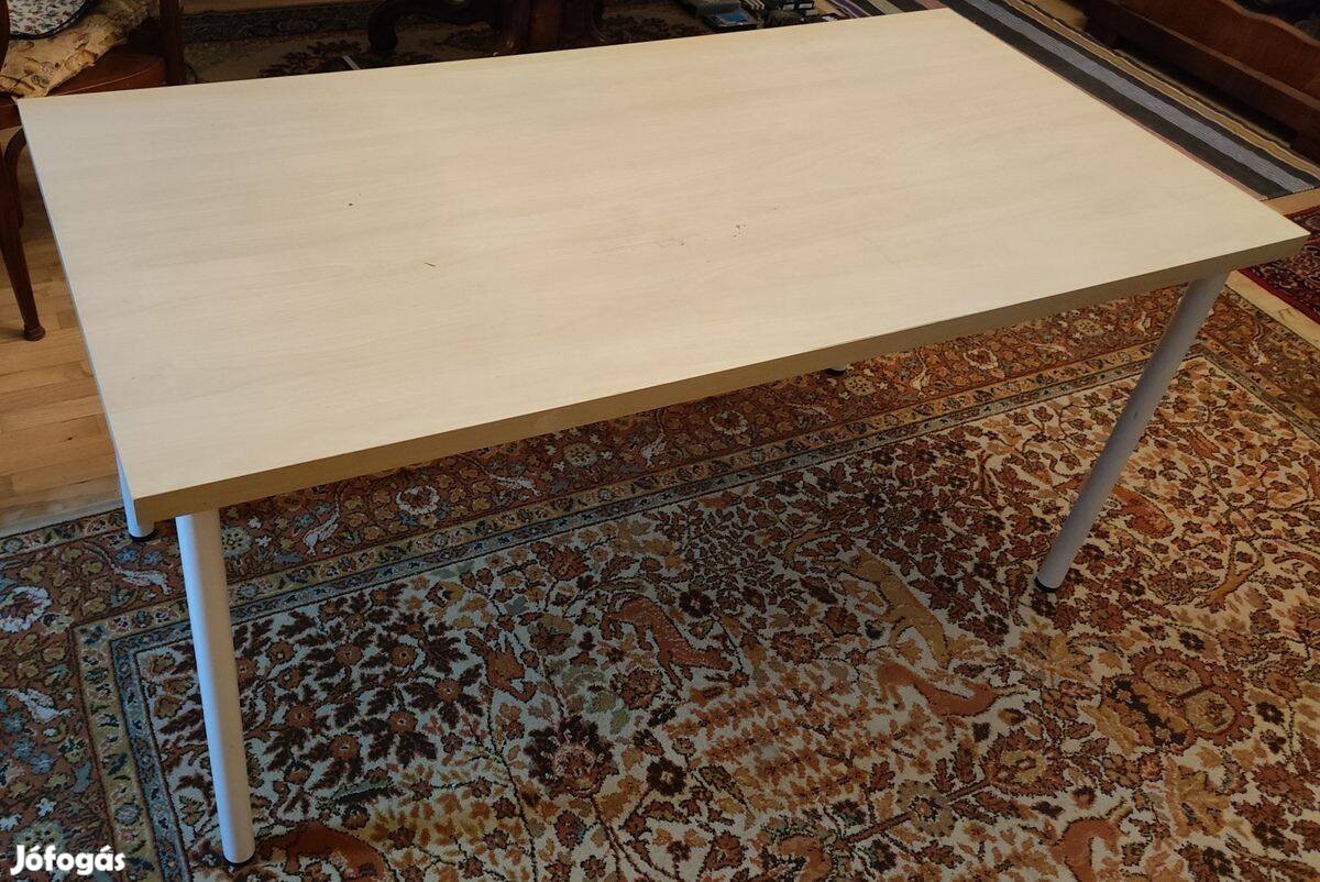 IKEA Linnmon asztal, tölgy-fehér, nagy méret, 150x75