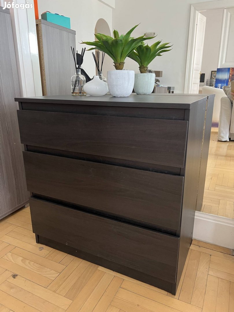 IKEA Malm 3 fiokos komod 
