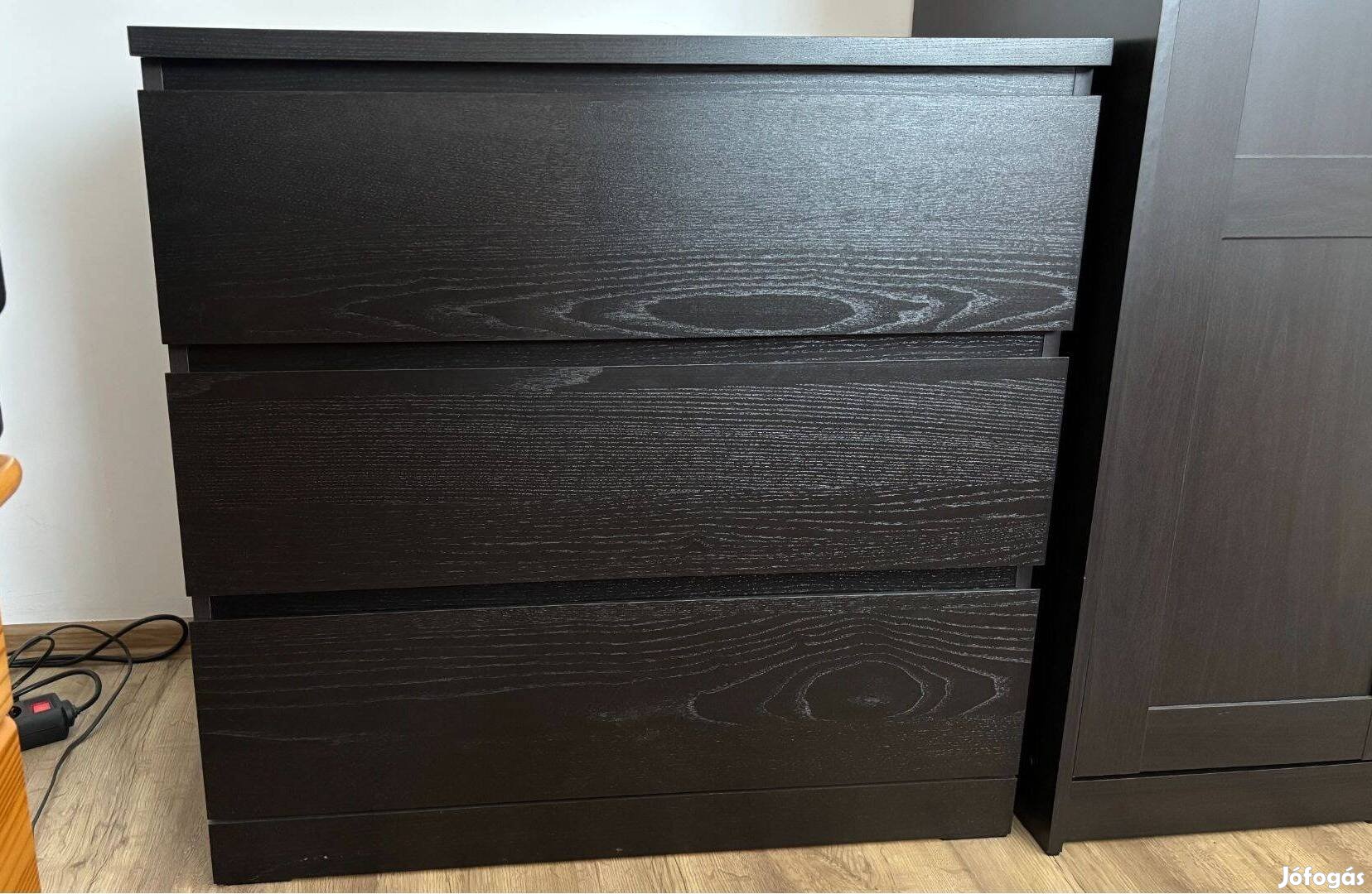 IKEA Malm, 3 fiókos komód