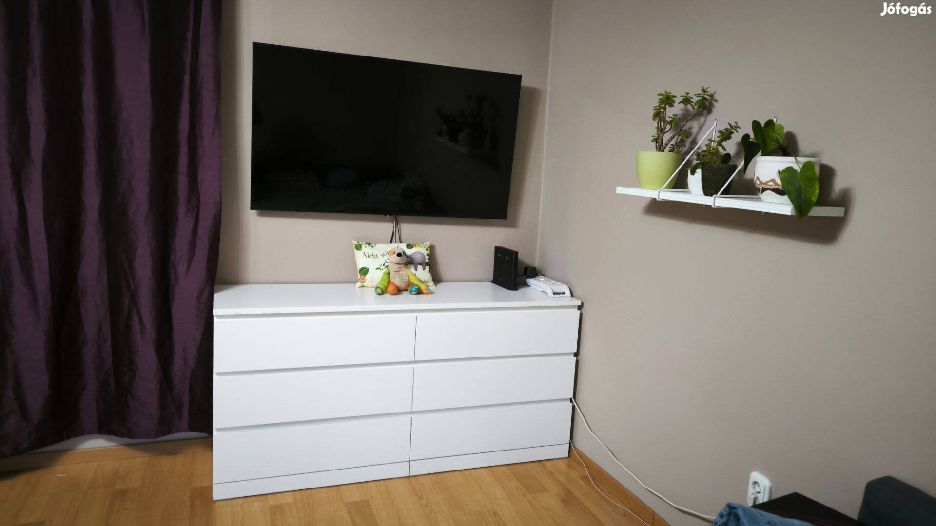 IKEA Malm fehér komód 6 fiókos