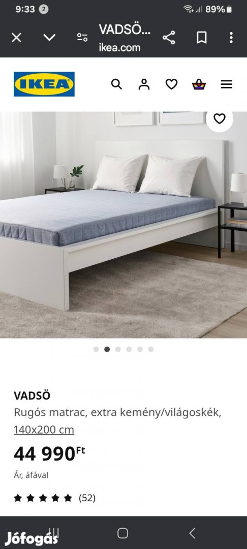 IKEA Matrac 140×200