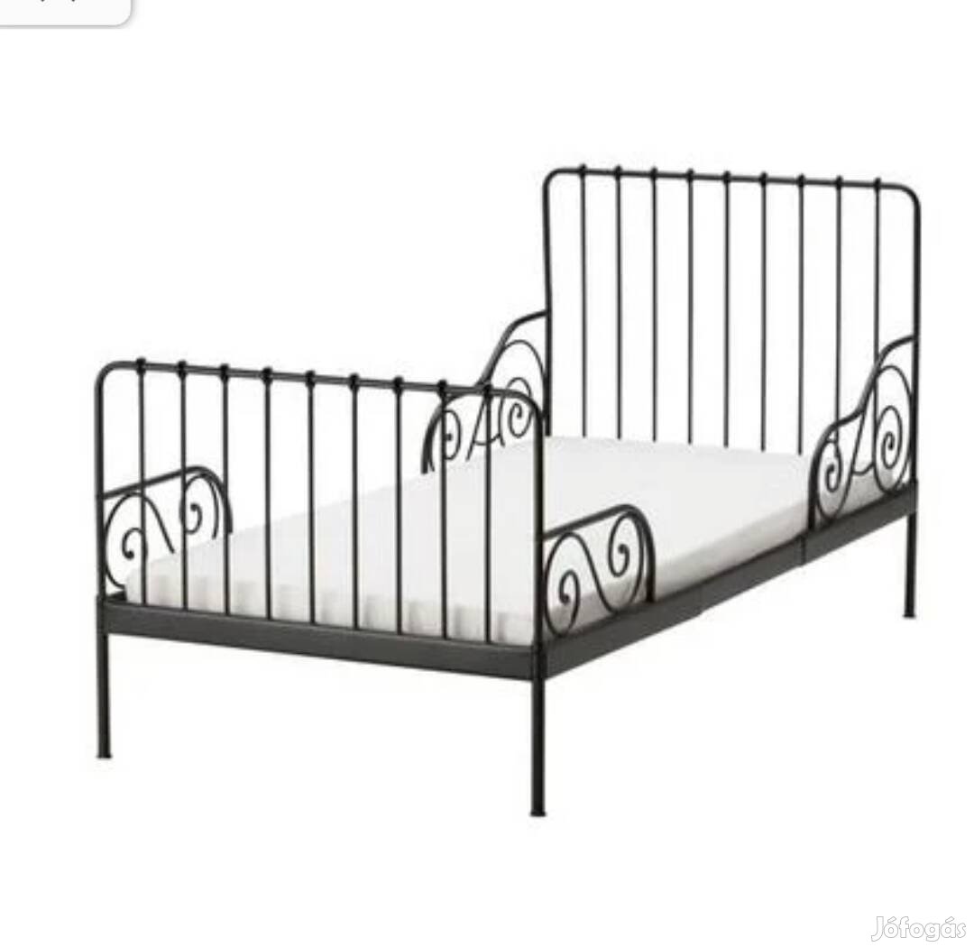 IKEA Minnen hosszabbítható gyerekágy, ágyrács és Agotnes matrac