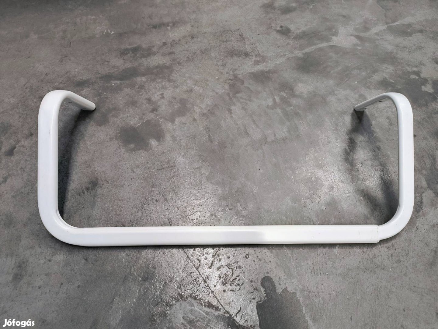 IKEA Mulig Ruhaakasztó fehér 60-90 cm fém állítható méretű acél fogas