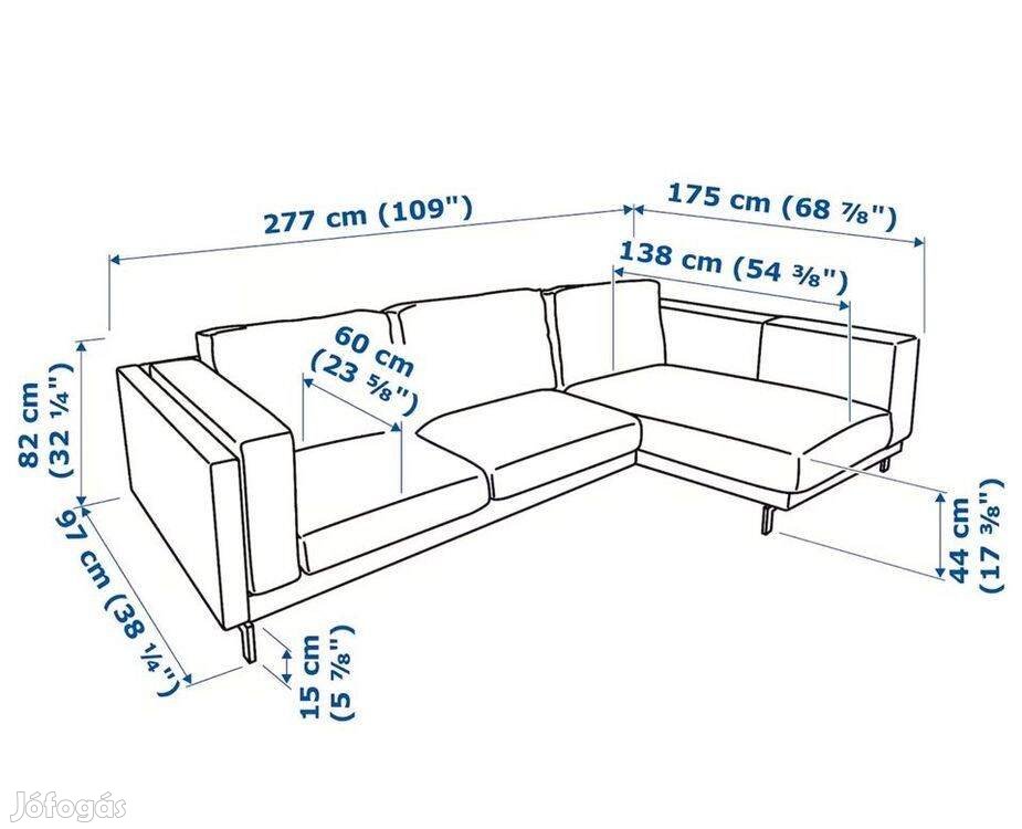 IKEA Nockeby kanapé eladó