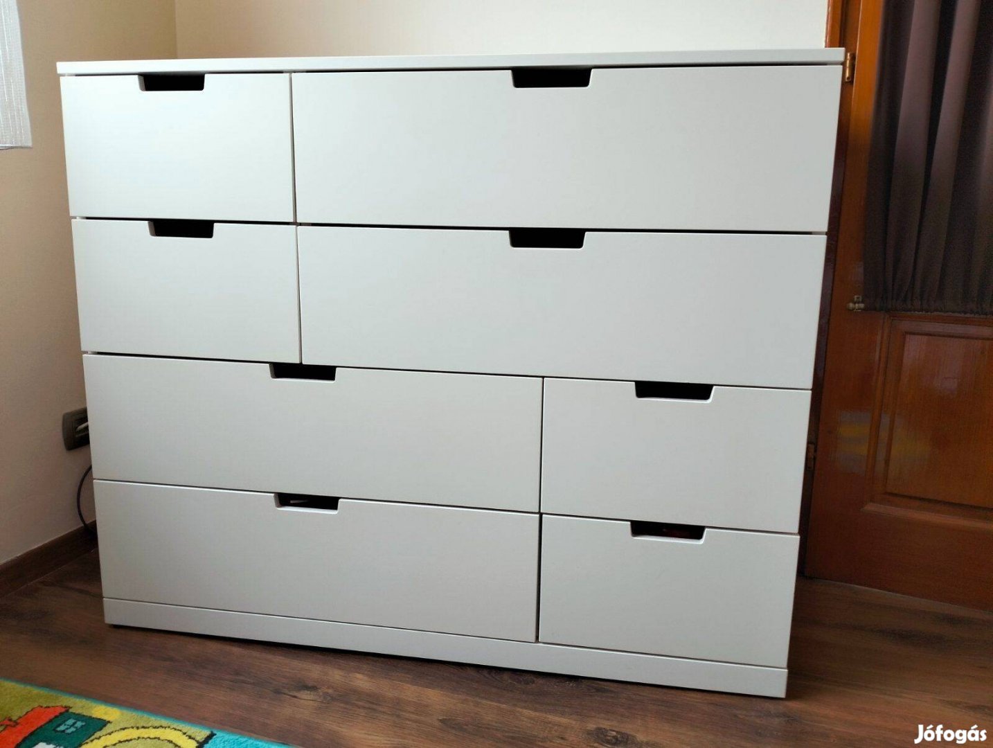 IKEA Nordli 8 fiókos szekrény, Újszerű Állapot