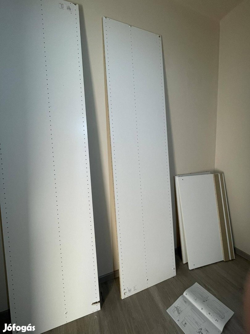 IKEA PAX Gardróbváz, fehér, 100x58x236