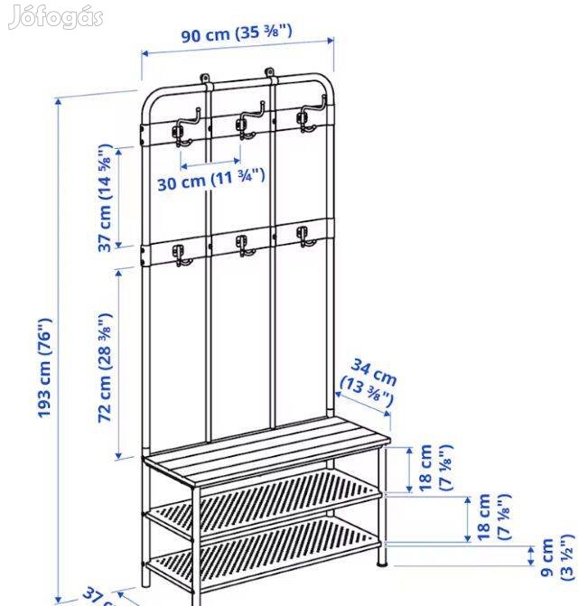 IKEA Pinnig pad fogassal