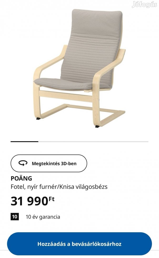 IKEA Poang fotel