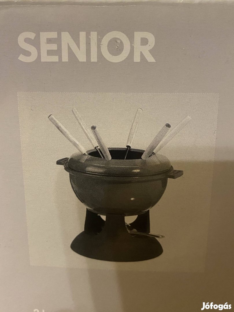 IKEA Senior kék fondue készlet 