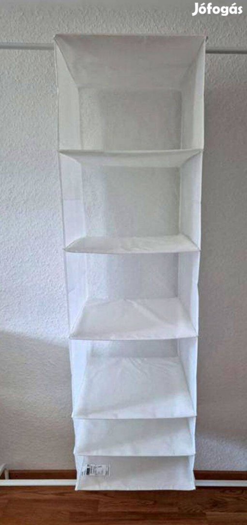 IKEA Skubb 6 rekeszes tároló, fehér, 35 x 45 x 125 cm