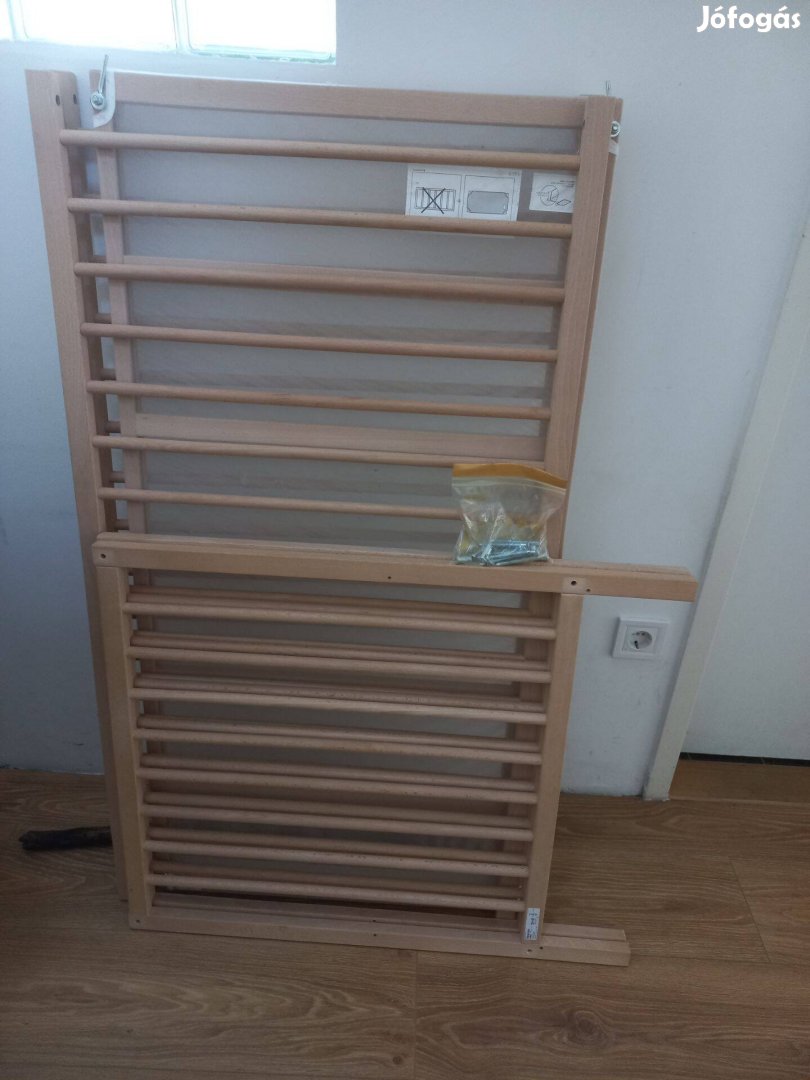 IKEA Sniglar rácsos ágy / kiságy bükk