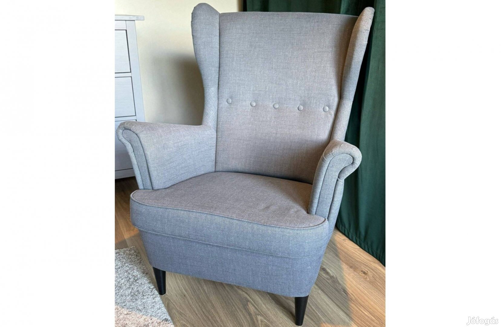 IKEA Strandmon szürke fotel