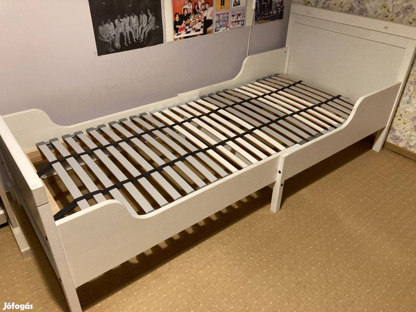 IKEA Sundvik 80x200cm hosszabbitható ágy matraccal