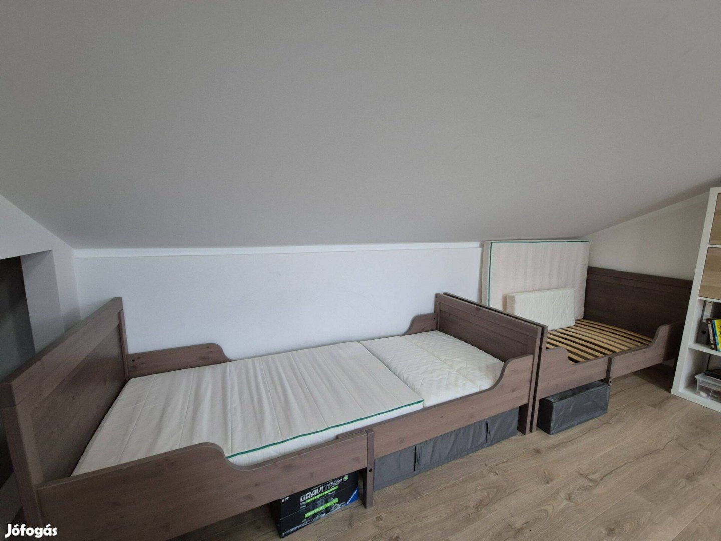 IKEA Sundvik hosszabbítható ágy ágyráccsal, matraccal
