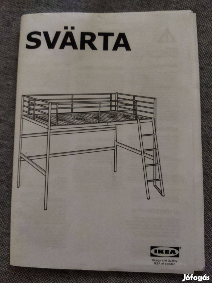 IKEA Svärta galériaágy