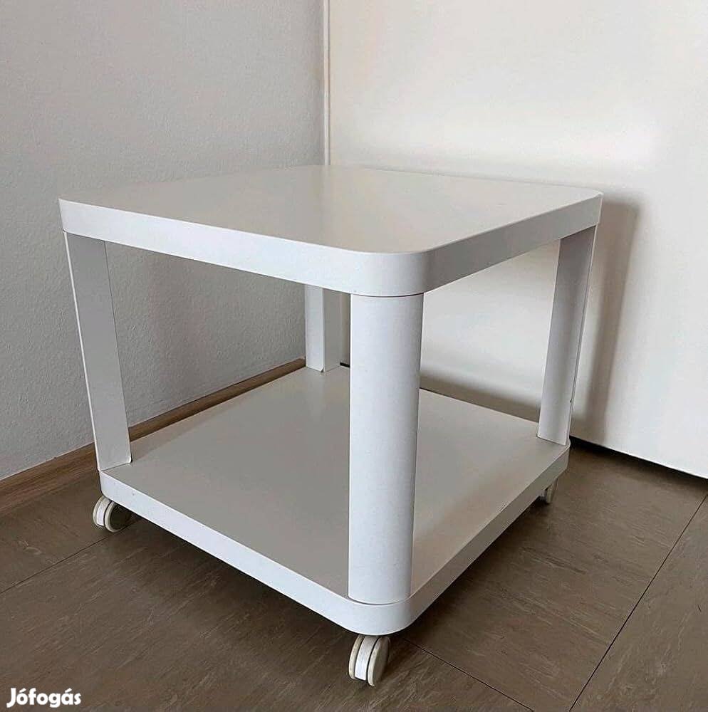 IKEA Tingby fehér görgős dohányzóasztal eladó
