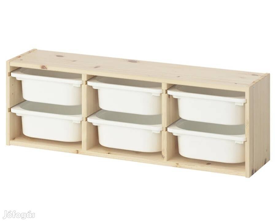 IKEA Trofast fali tároló 6db dobozzal