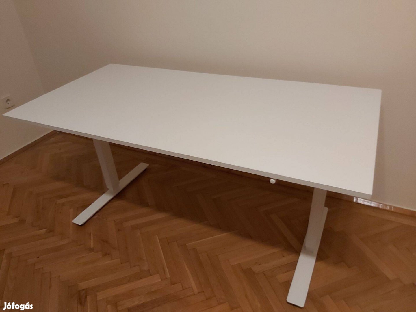 IKEA Trotten Asztal ülő-/állómunkához, fehér, 160x80cm