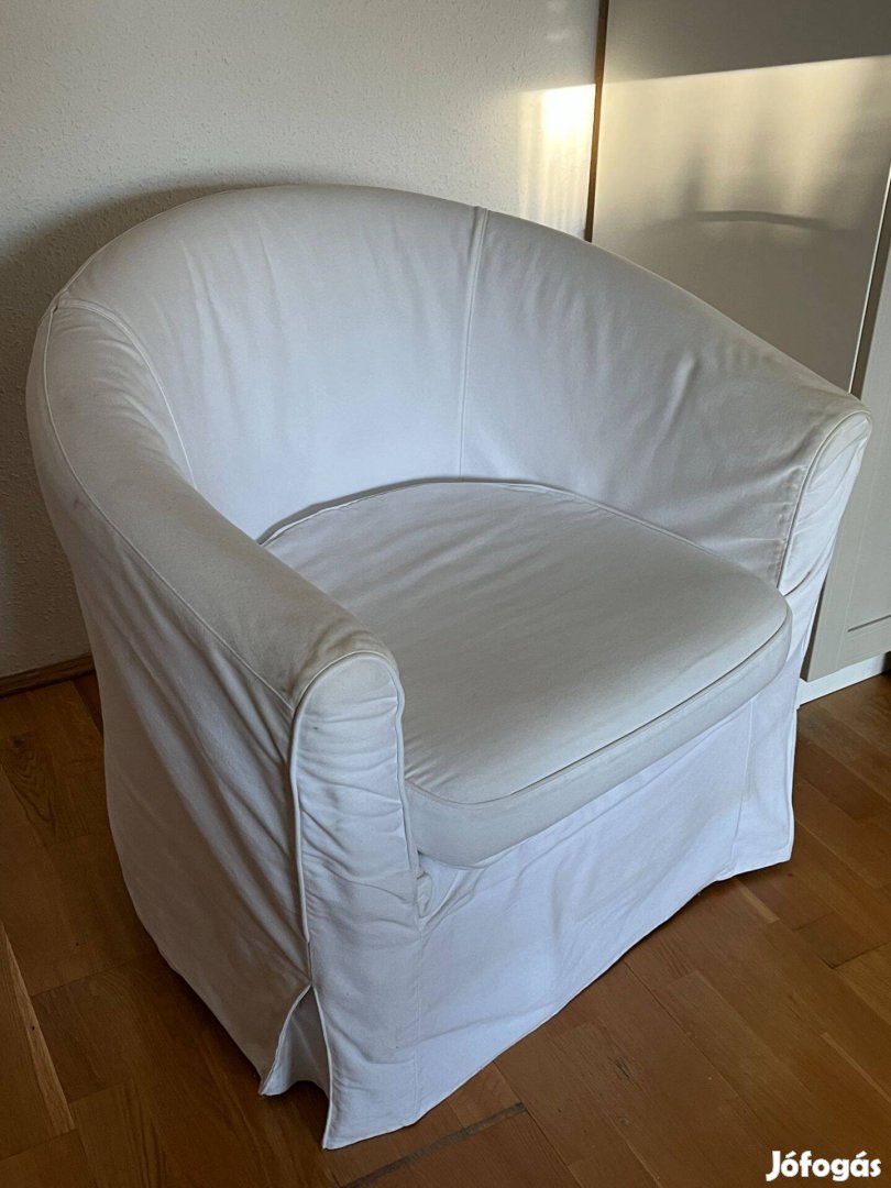 IKEA Tullsta fotel fehér levehető huzattal