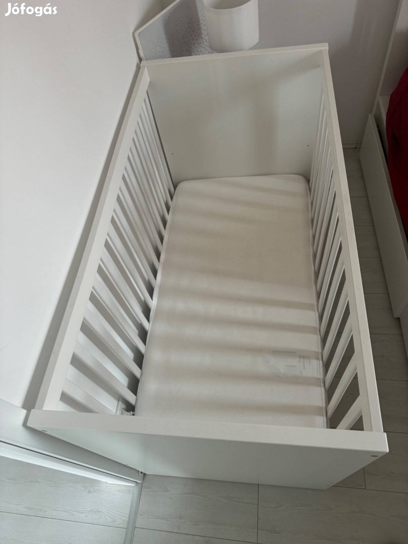 IKEA Újszerű Baba Rácsos Ágy Óbudán Eladó Akció %