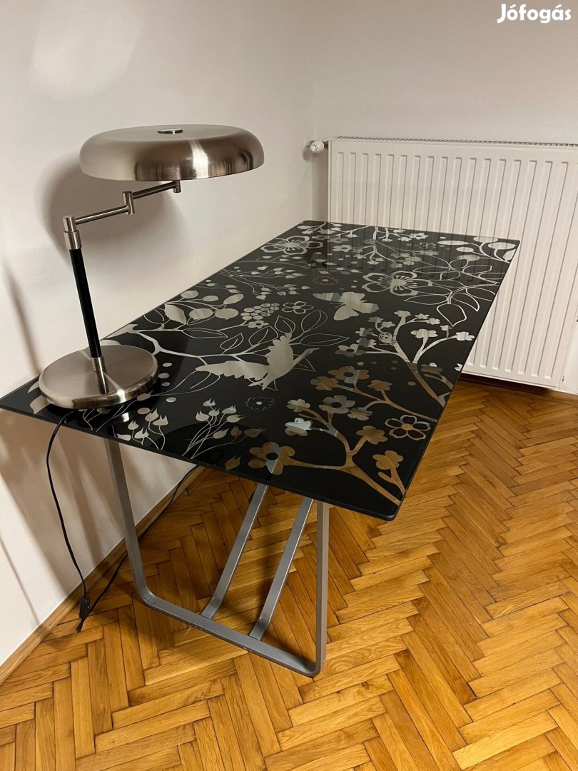 IKEA Vika/Glasholm 150x80 üvegasztal