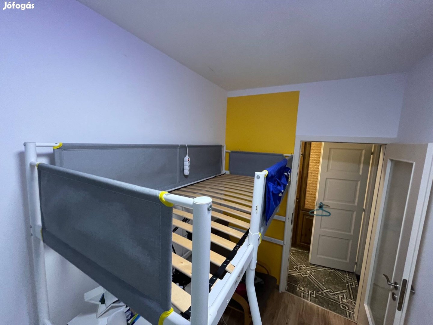 IKEA Vitval galériaágy keret (fehér) ágyráccsal