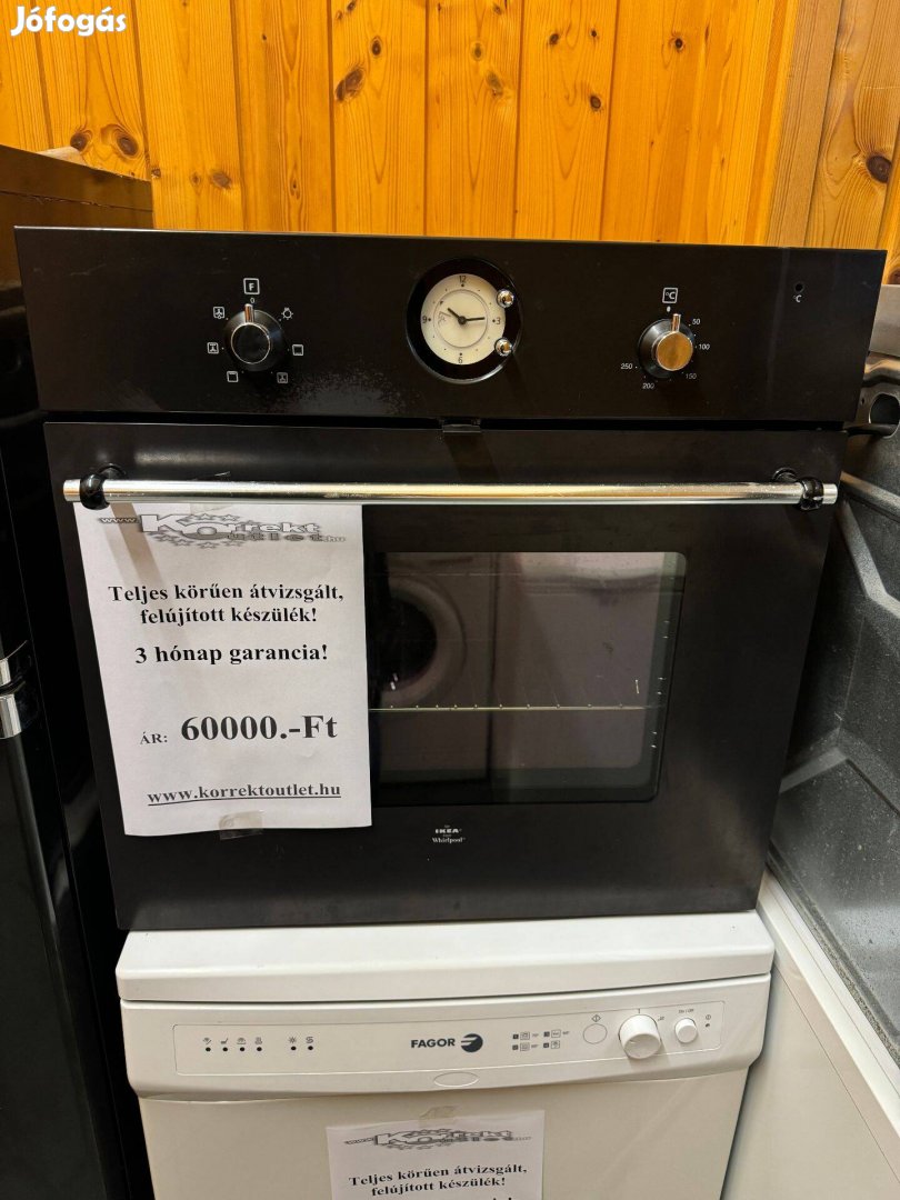 IKEA-Whirlpool H7 284  Használt. Elektromos Beépíthető Sütő