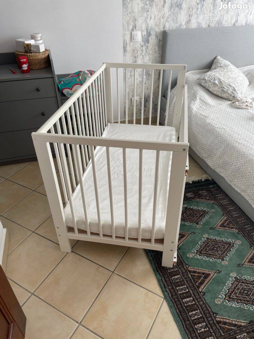 IKEA babaágy eladó matraccal együtt 120×60 cm