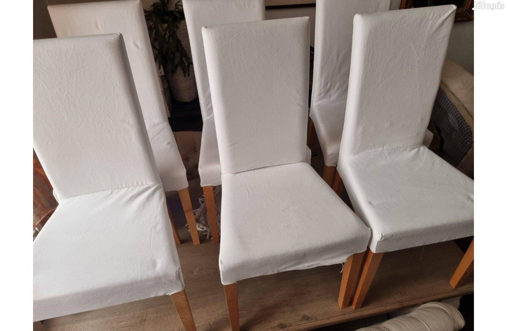 IKEA fa étkezőszékek mosható huzattal - 8 db