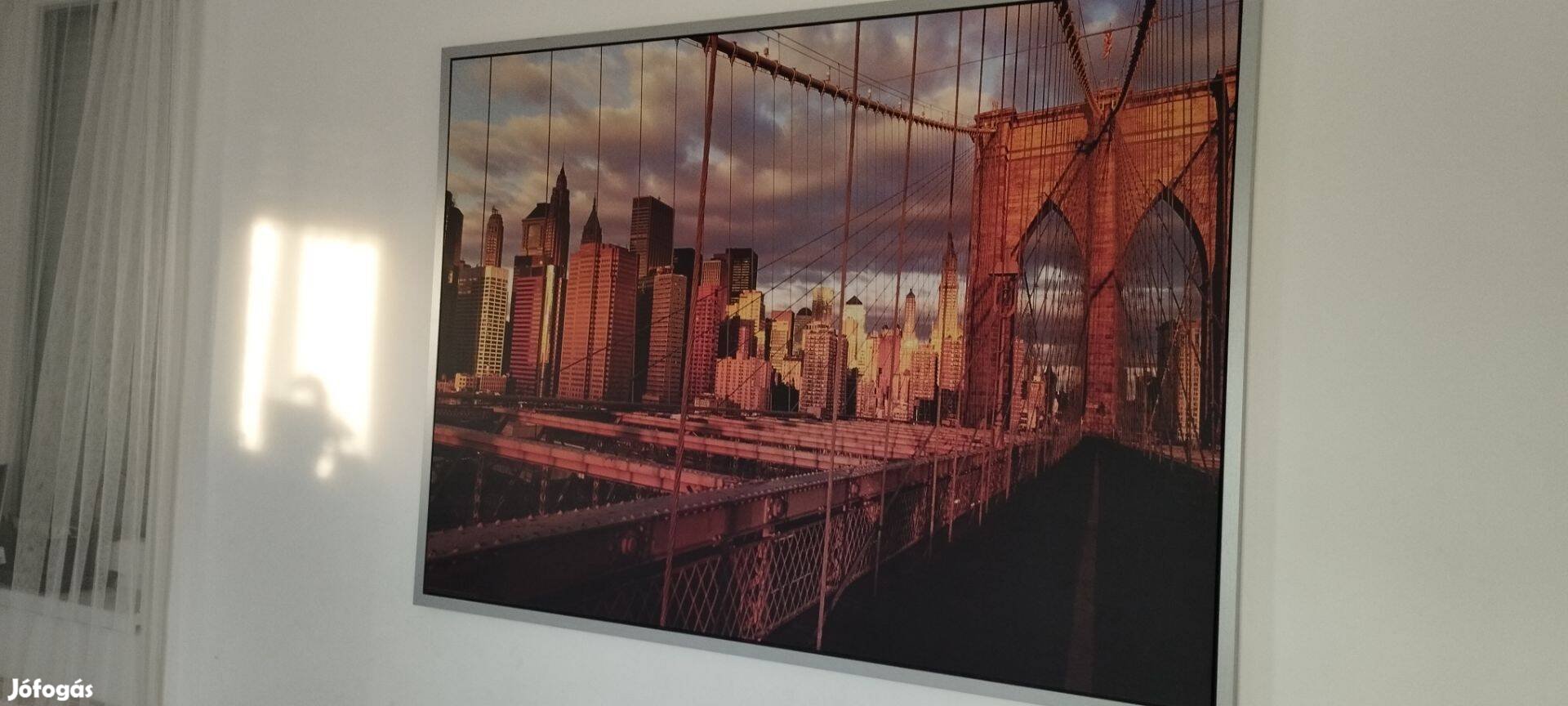 IKEA falikép 100*140 - New York, Brooklyn Bridge