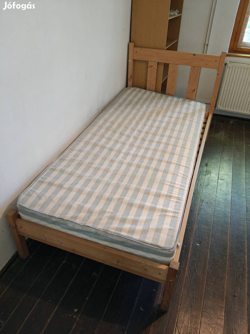 IKEA favázas ágykeret+ágyrács 90x200 cm