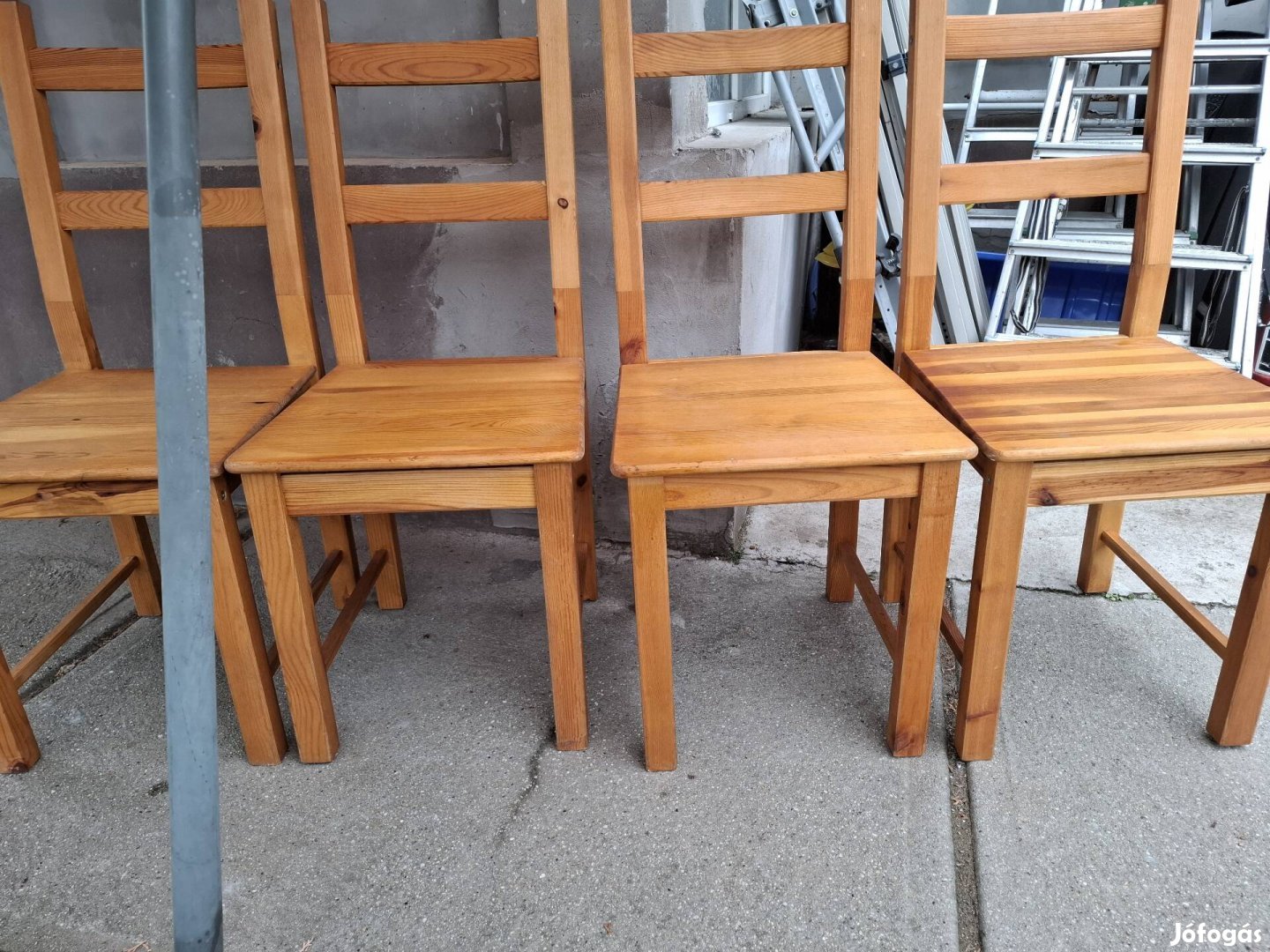 IKEA fenyőfa szék,4db. 