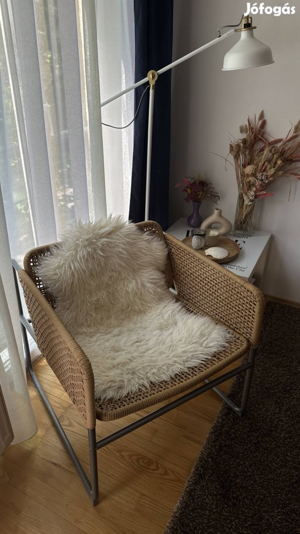 IKEA fonott rattan fotel