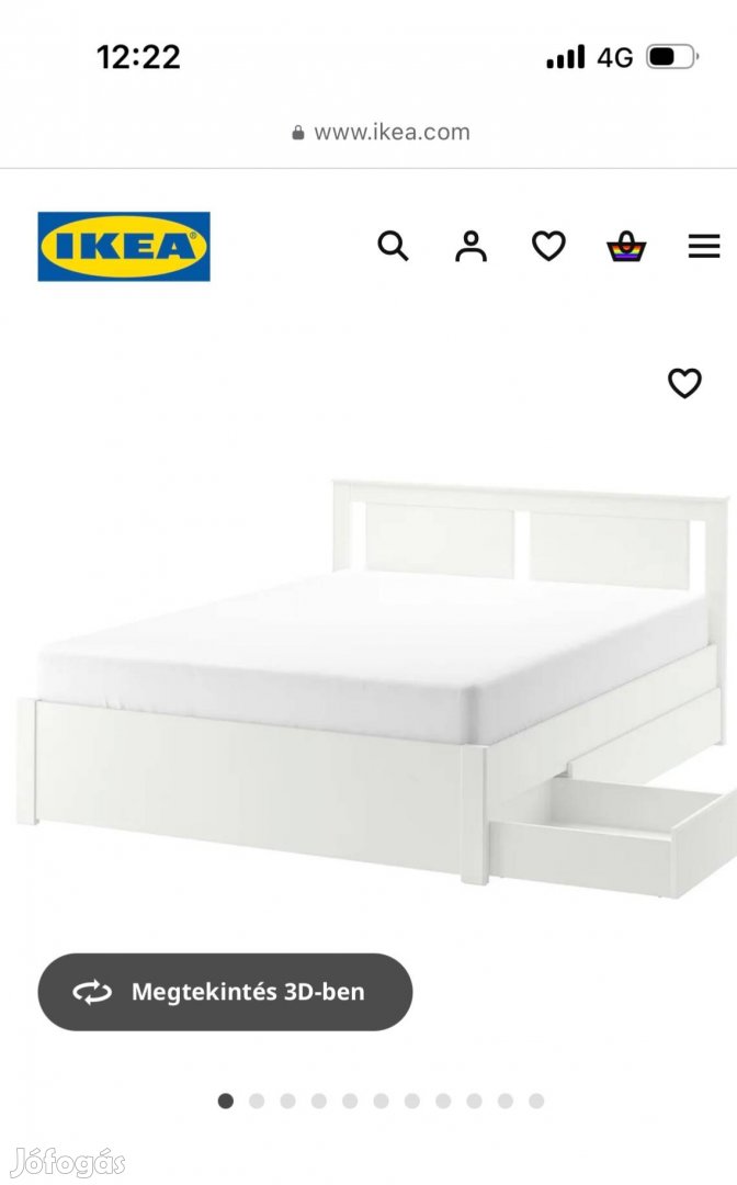 IKEA franciaágy