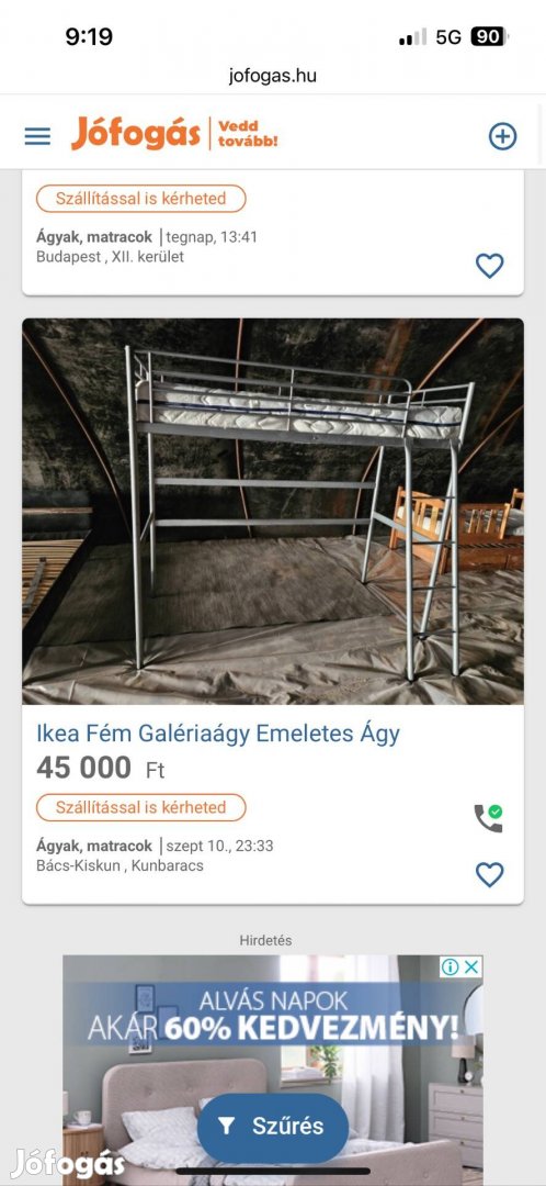 IKEA galériaágy