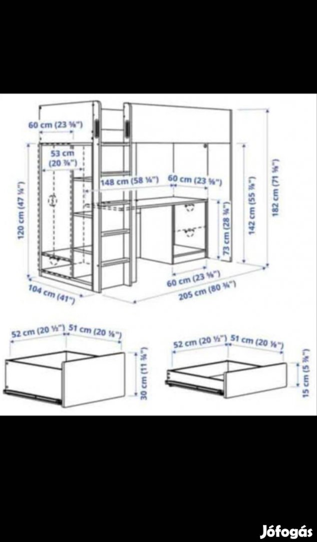 IKEA gyerekágy