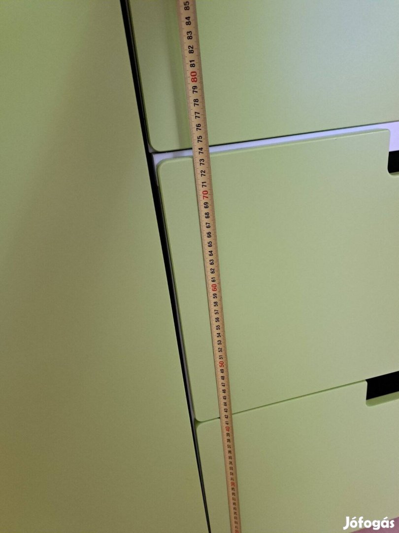 IKEA gyerekszekrény zöld-fehér Smastad